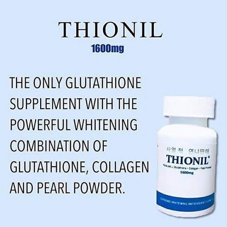 thionil glutathione Reduced L-Glutathione Collagen Pearl Powder 1800mg 60 capsules w/ FREEBIE BAR SOAP Glutathione Injection in Dubai
