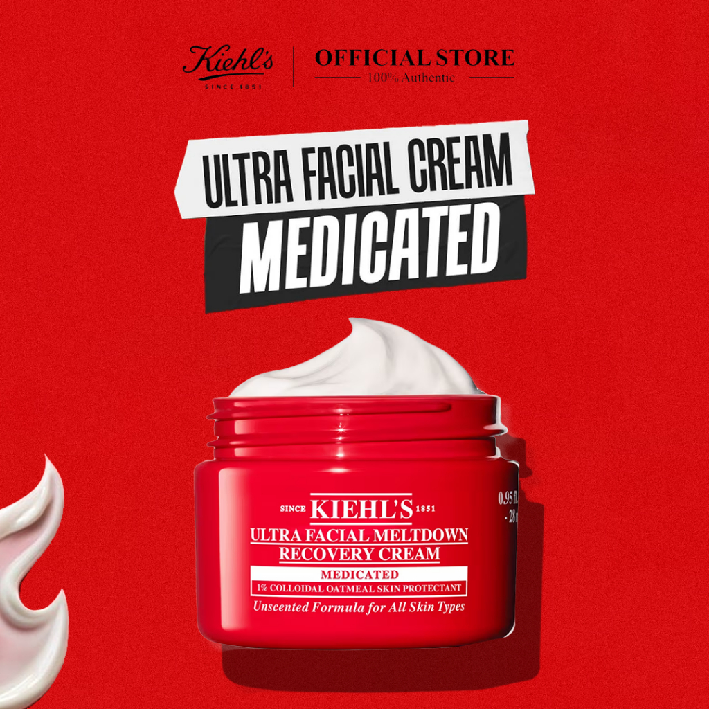Kiehl's Ultra Facial Meltdown Recovery Cream 28ml - Rapid Relief from ...