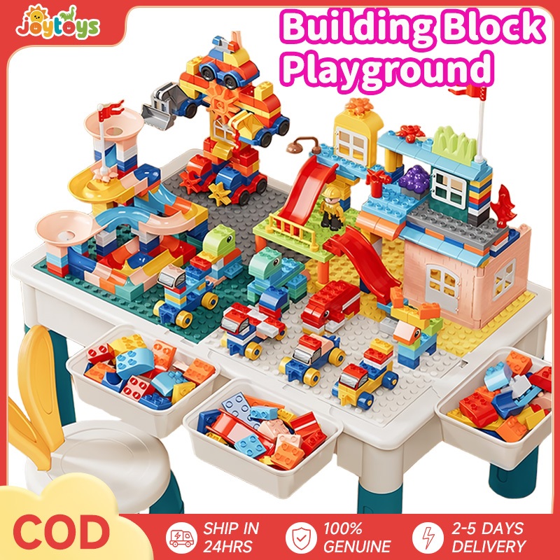 Multifunctional Building Block Table And Chair Set Children's Learning ...