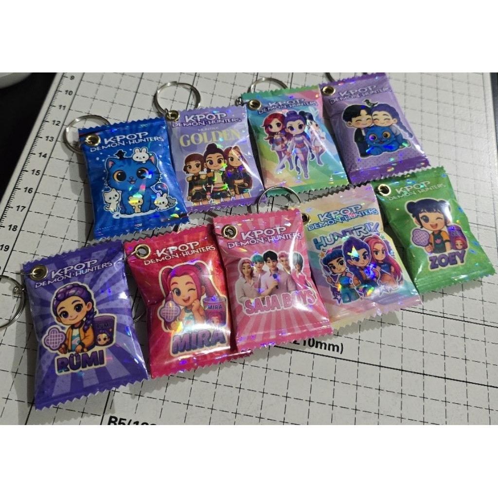 KPOP Demon Hunter Chicha Keychain 27pcs | Shopee Philippines