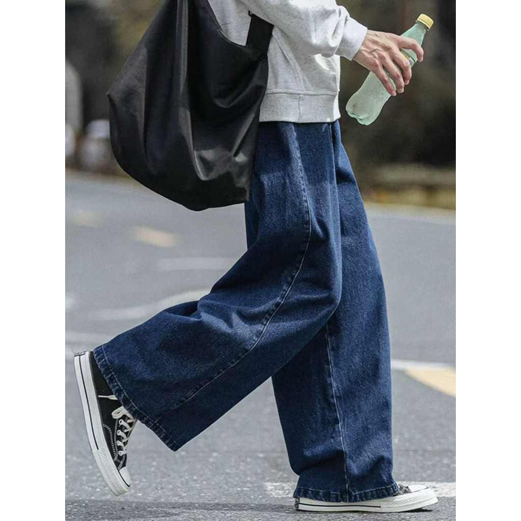 Maong Pants For Men Straight Leg Denim Jeans Korean Style Fashion Retro ...