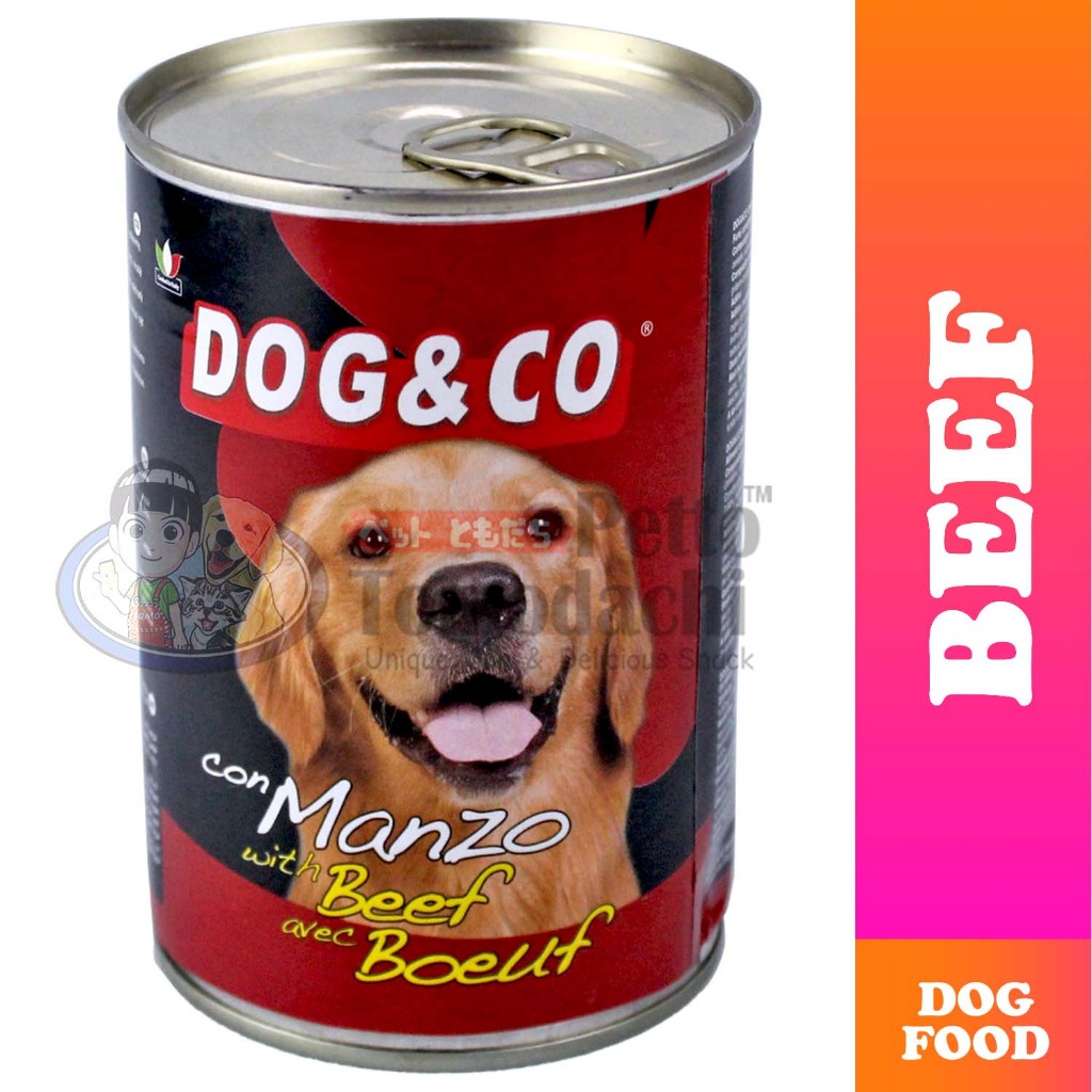 Dog & Co Canned Beef Dog Food - 405g | Shopee Philippines