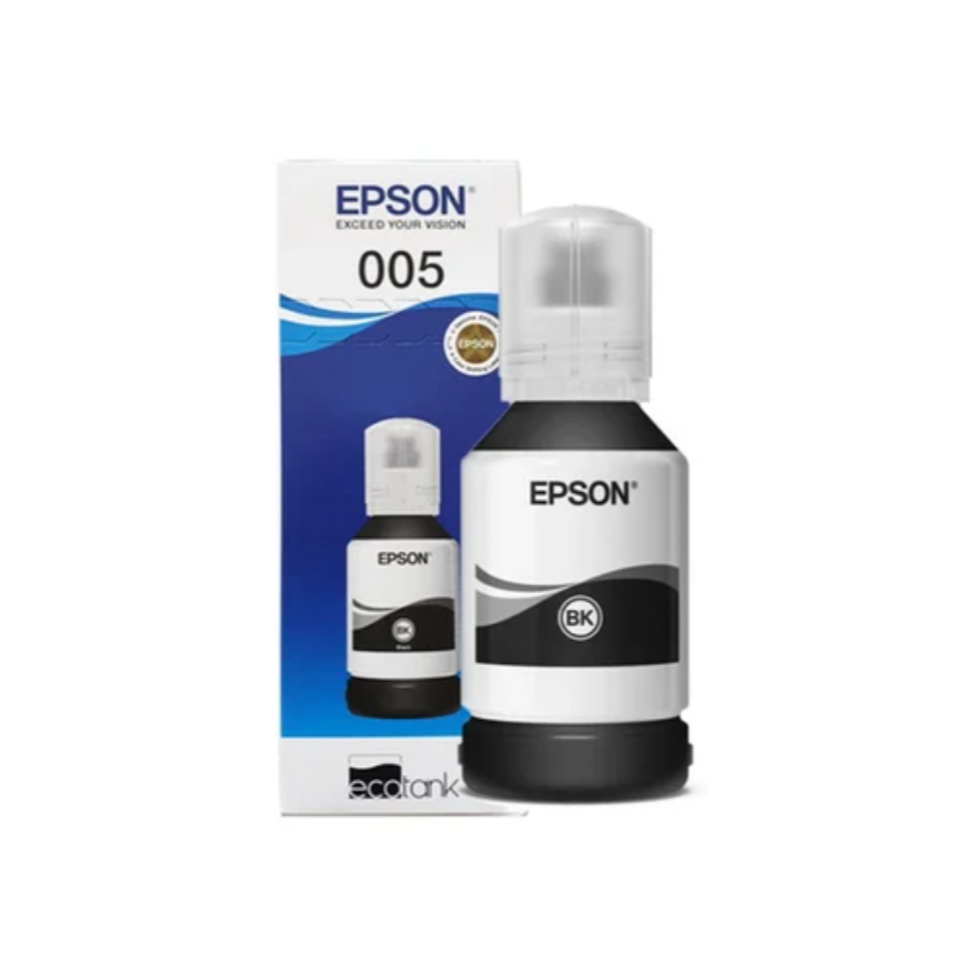 Epson 005 Black Ink Bottle | Genuine EcoTank Refill Ink for Epson L ...