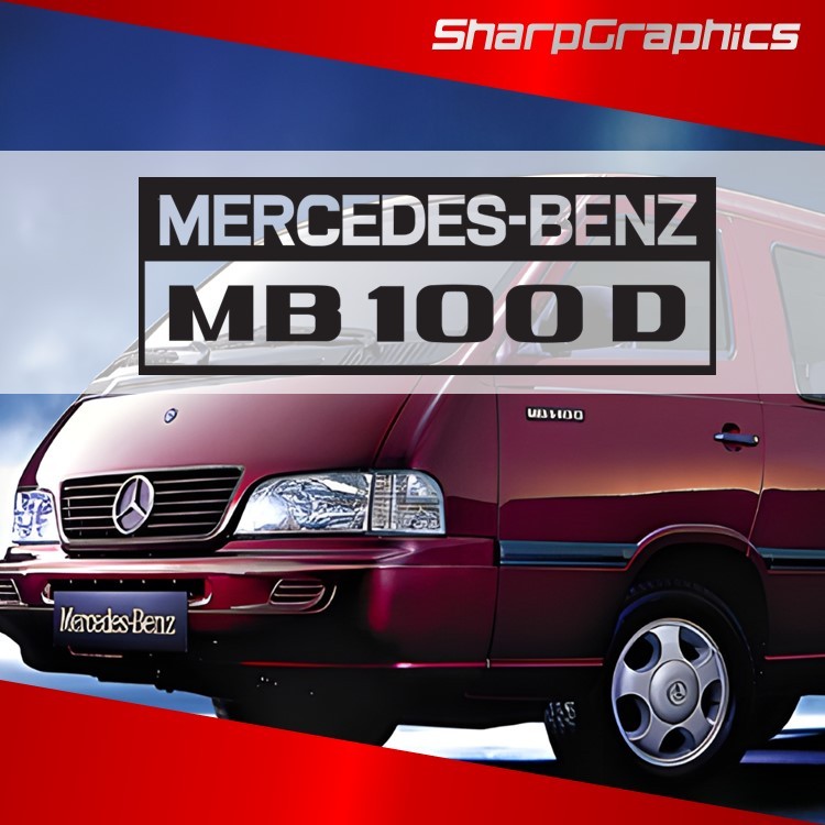 Mercedes MB 100 D Sticker Decal | Shopee Philippines