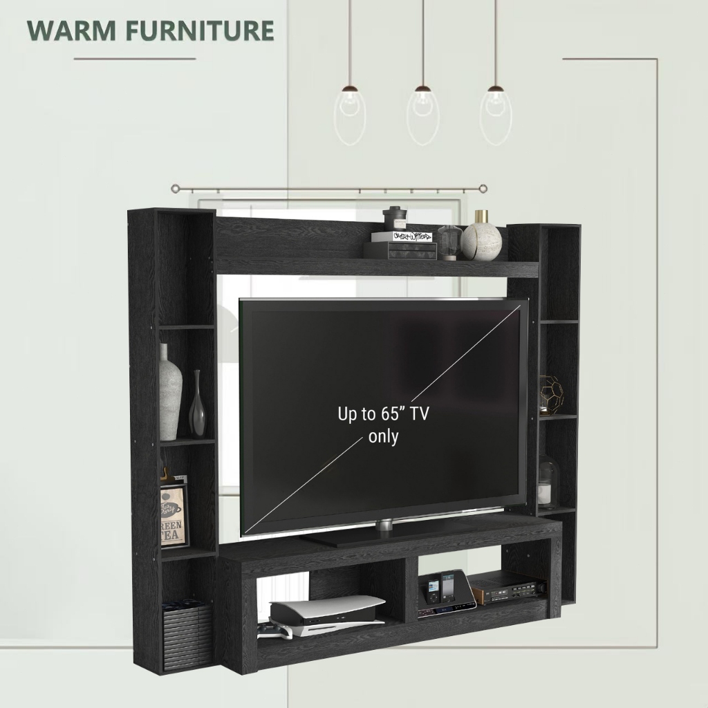 TV Cabinet rack Up to 60inch | Tv cabinet with side storage Cabinet ...