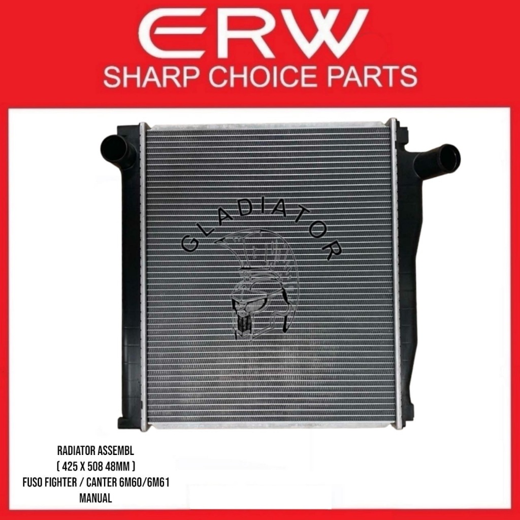 RADIATOR ASSEMBLY for FUSO FIGHTER/CANTER 6M60/6M61 M/T 14RA330 (425 X ...