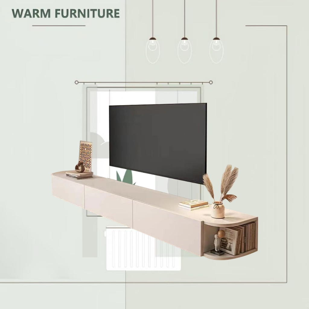 WARM FURNITURE Wall TV Cabinet Wall Mount TV Stand Wall TV rack 42-70 ...