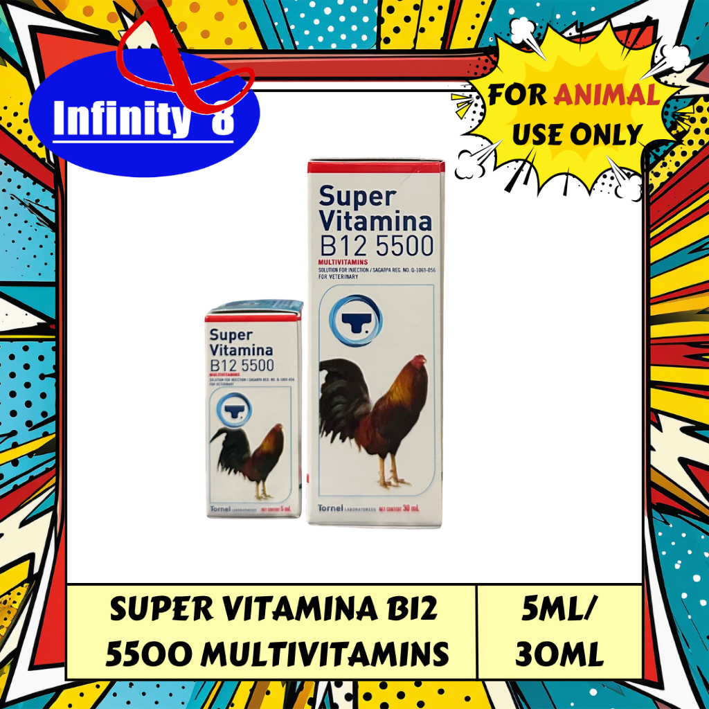 SUPER VITAMINA B12 5500 5ML/30ML | Shopee Philippines