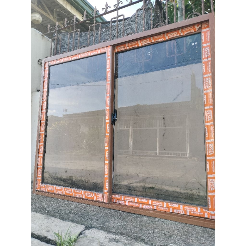 100cm x 100cm sliding window with screen | Shopee Philippines