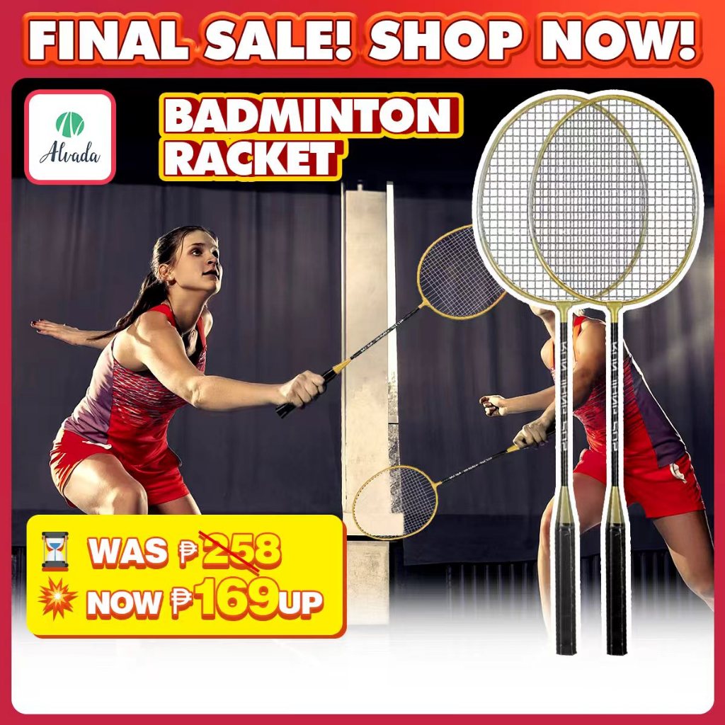 2pcs Badminton Racket Set Outdoor Speciality Alloy Split Racket For ...