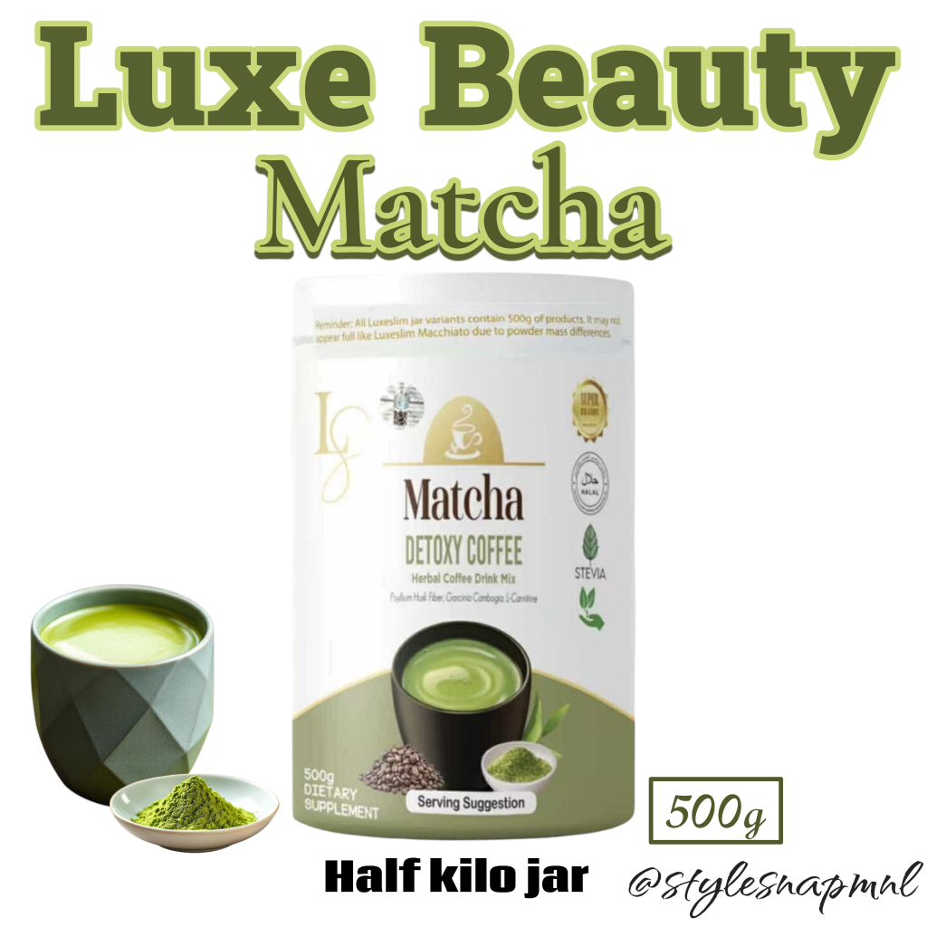 Luxe Slim Healthy Powder Drink Matcha Latte with Stem Cell Extract 1 ...
