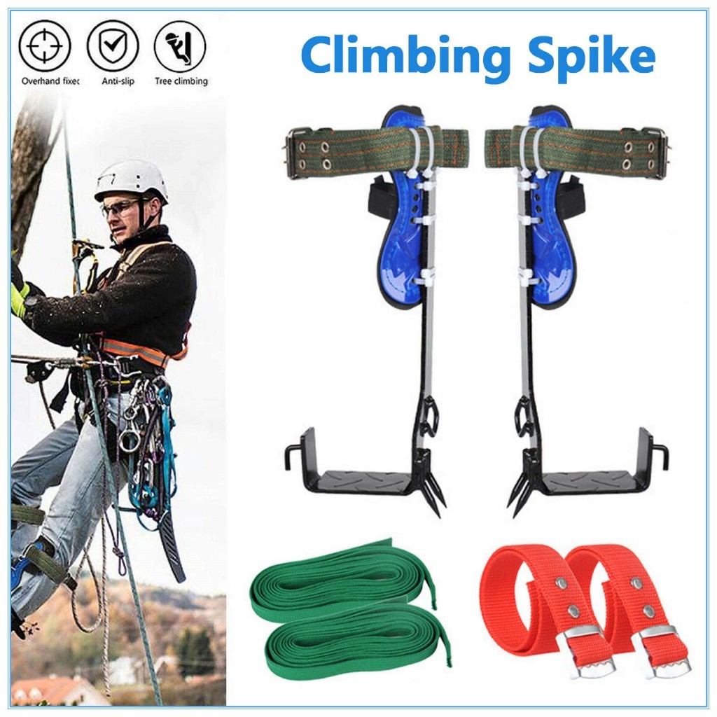 Tree Pole Climbing Spike Set 2 Gears Steel Claw Climbing Tree Spikes ...