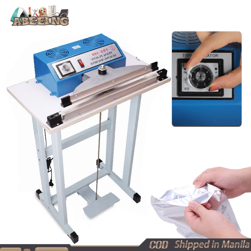 Foot Operated Sealing Machine 500℃ Fast Heat 30Bags Per Minute ...