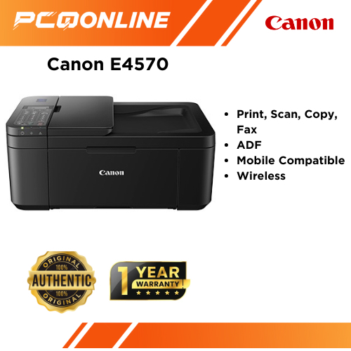 Canon E4570 All in One Ink Jet Printer | Shopee Philippines