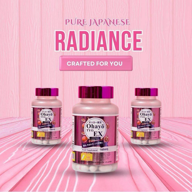 ohayo tokyo glutathione price philippines TYO EX Lumine White Collagen Capsules！！！ ✨ Ohayo Tyo EX Lumine