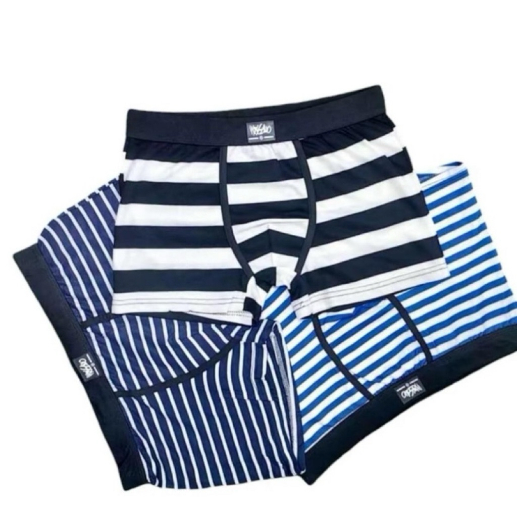 6Pieces Bonch Body Men's 100% Cotton Stripe Boxer Briefs High Quality ...