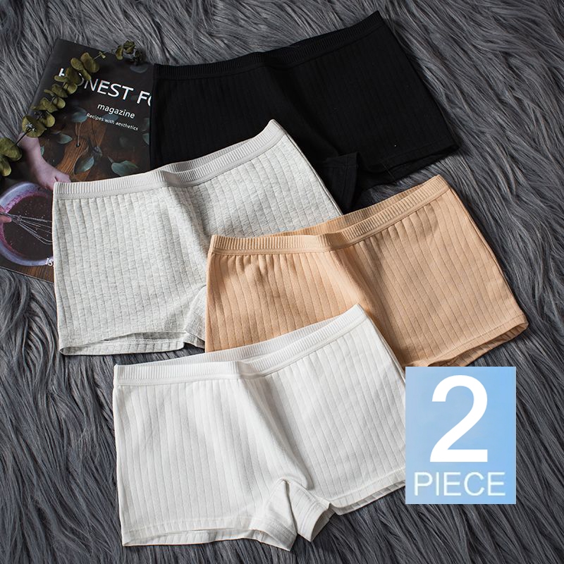 2PCS Korean panty women seamless cotton boylegs underware safety pants ...