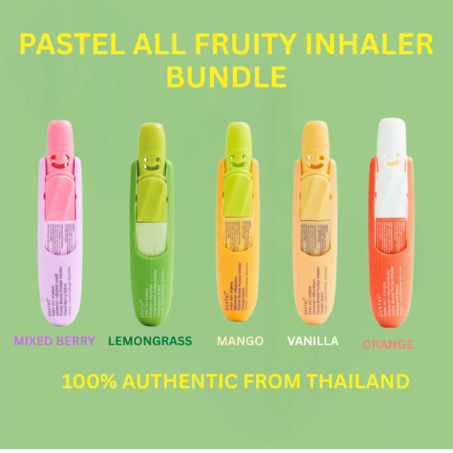 PASTEL ALL FRUITY INHALER BUNDLE (ALL SCENT SET) | Shopee Philippines
