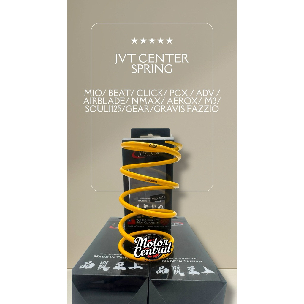JVT Center Spring 1000rpm/1200rpm/1500rpm (Mio, Mioi125, Click, Pcx ...