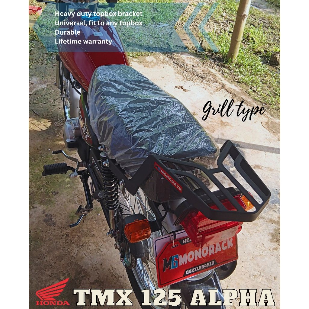 Honda Tmx 125 Alpha/ Tmx 125/ Tmx125 Topbox Bracket Heavy Duty | Shopee ...