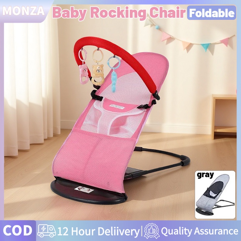 Baby Rocker Chair Foldable Portable Baby Shake Chair Infant Swing ...