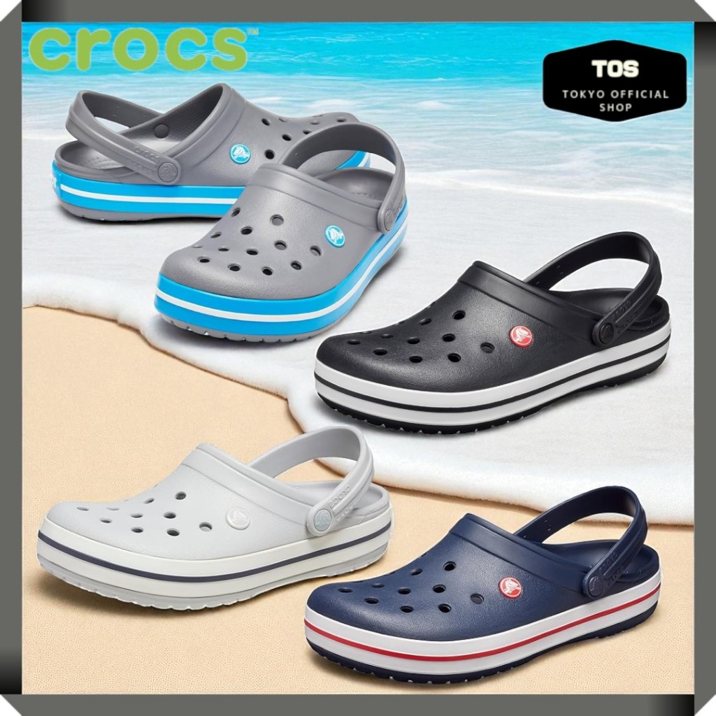 CROCS Classic Clog Sandals - Crocbands™ in Multiple Colors and Sizes ...