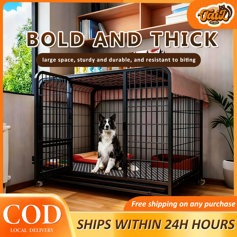 TPS Dog Cage Convenience Wheeled And Movable Pen Fence with 4 Wheels ...