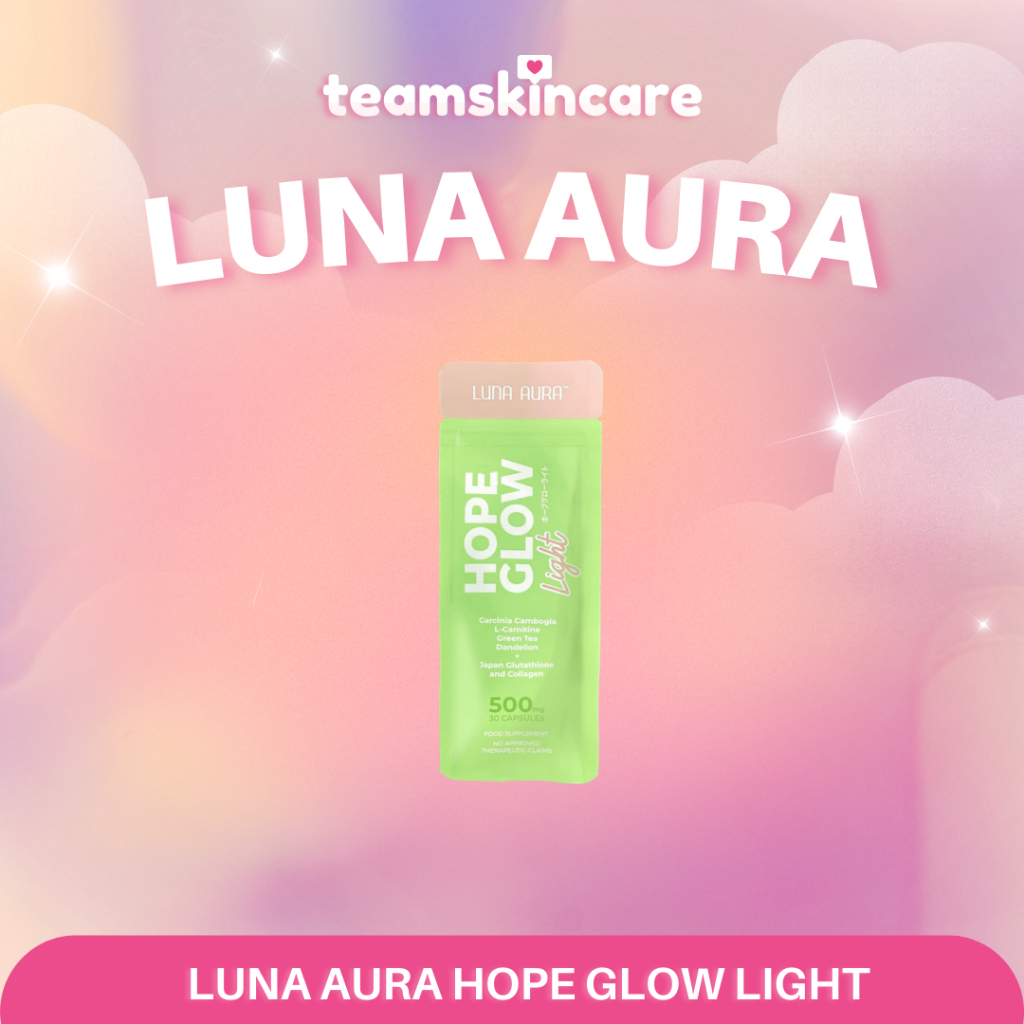 LUNA AURA Hope Glow Advanced Glutathione New Packaging | Shopee Philippines