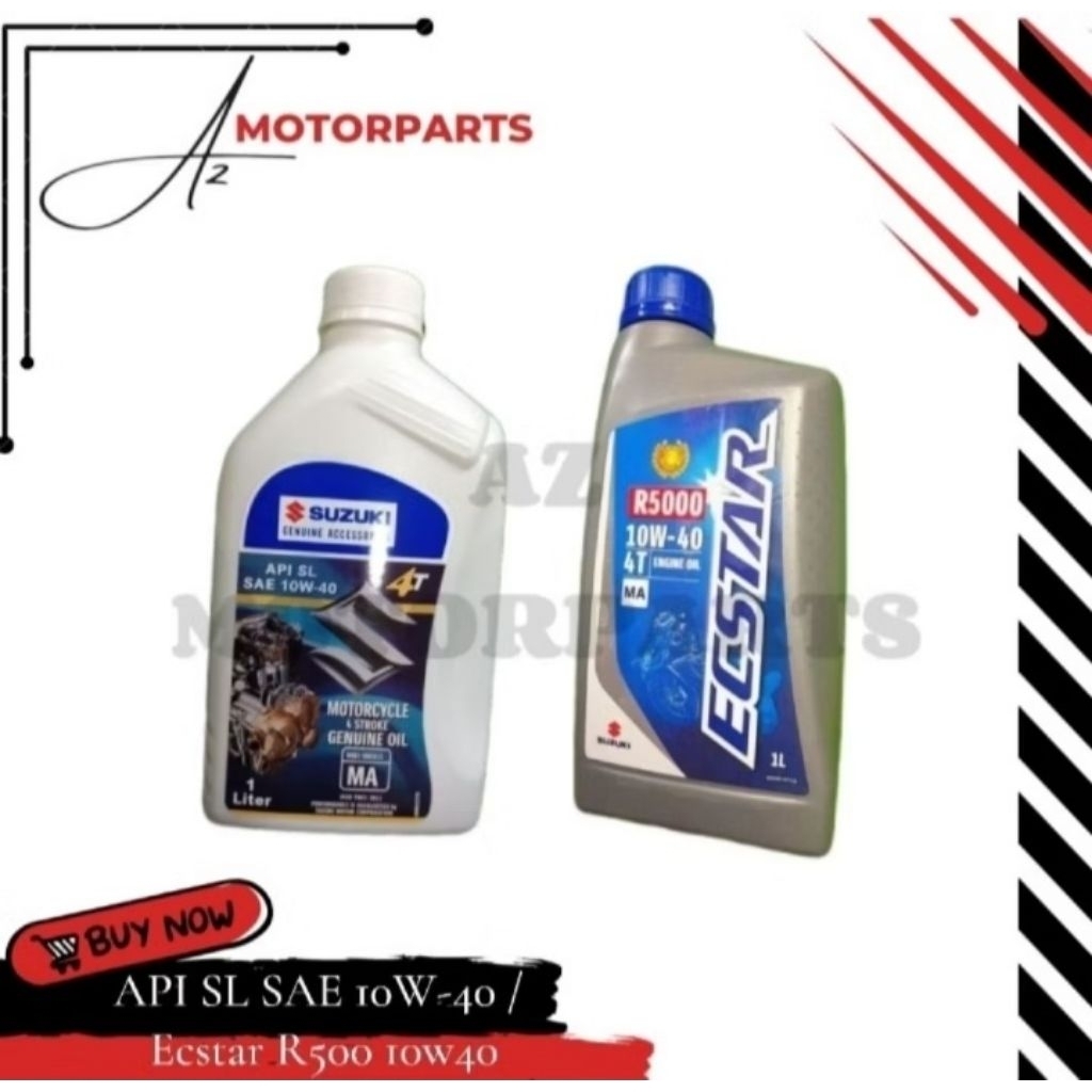 Motorcyle Oil API SL SAE 10W-40 / Ecstar R500 10w40 | Shopee Philippines