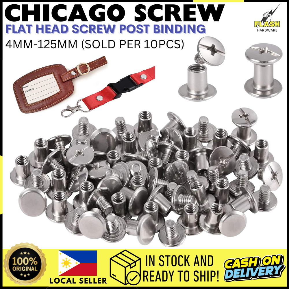 Chicago Binding Screw Flat Head Screw Connecting Screw Book, leather ...