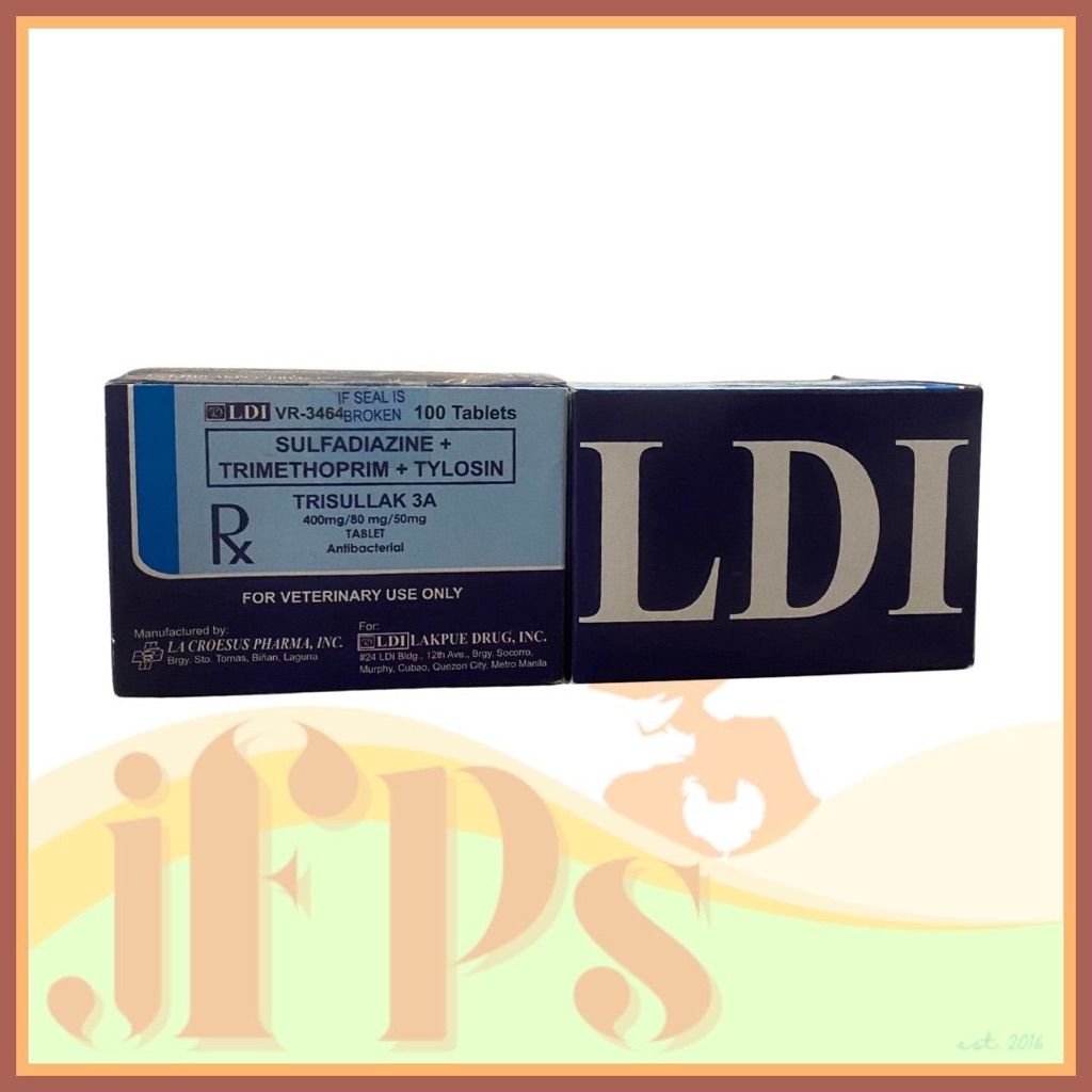 LDI TRISULLAK 3A TABLET - 100 TABLETS PER BOX | Shopee Philippines