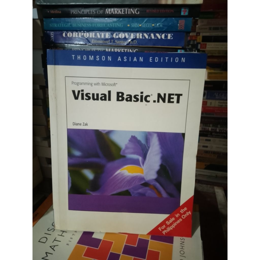 PROGRAMMING WITH MICROSOFT VISUAL BASIC.NET By. DIANE ZAK (use | Shopee ...