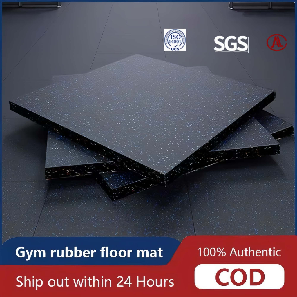 Rubber Floor Mat Dumbbell Cushioning Anti-collision Mat Big Size 50cm ...