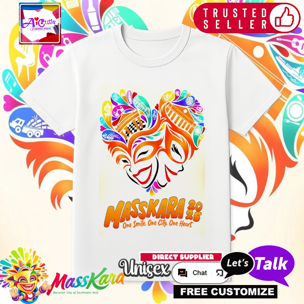 Bacolod City Masskara Festival 2025 T-shirt Design - Best 4 Gifts and ...
