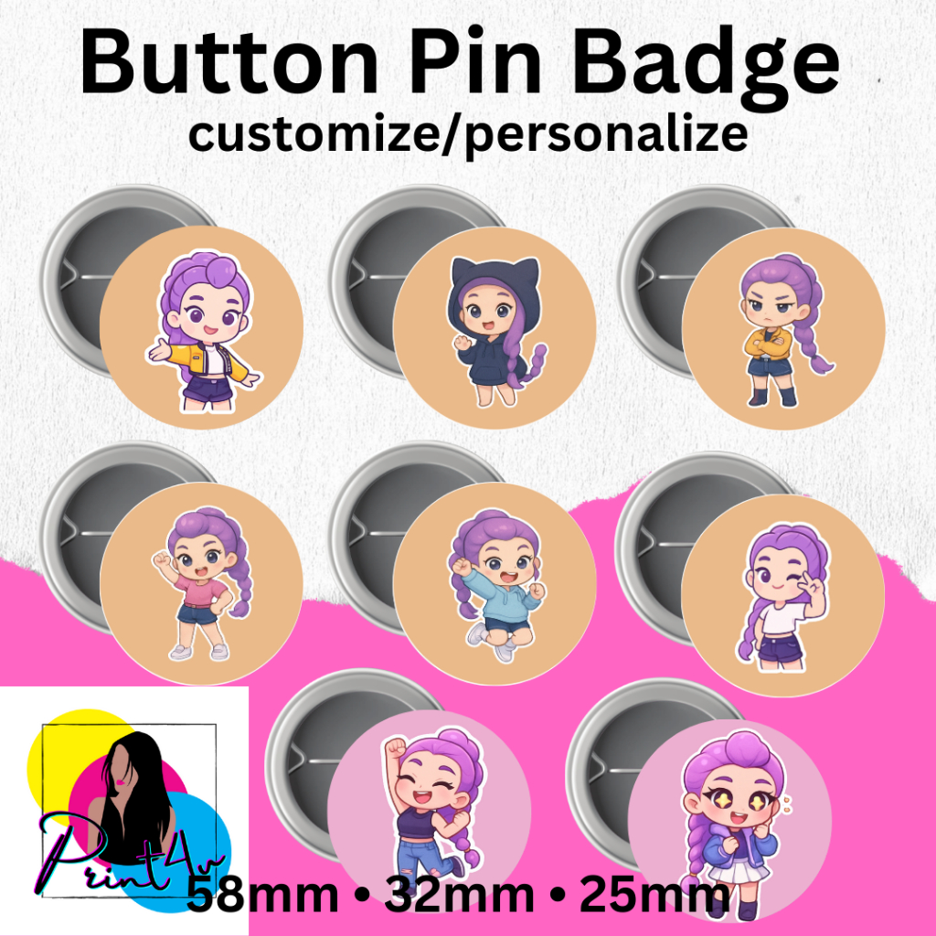 Rumi Kpop Demon Hunter button pin | Shopee Philippines
