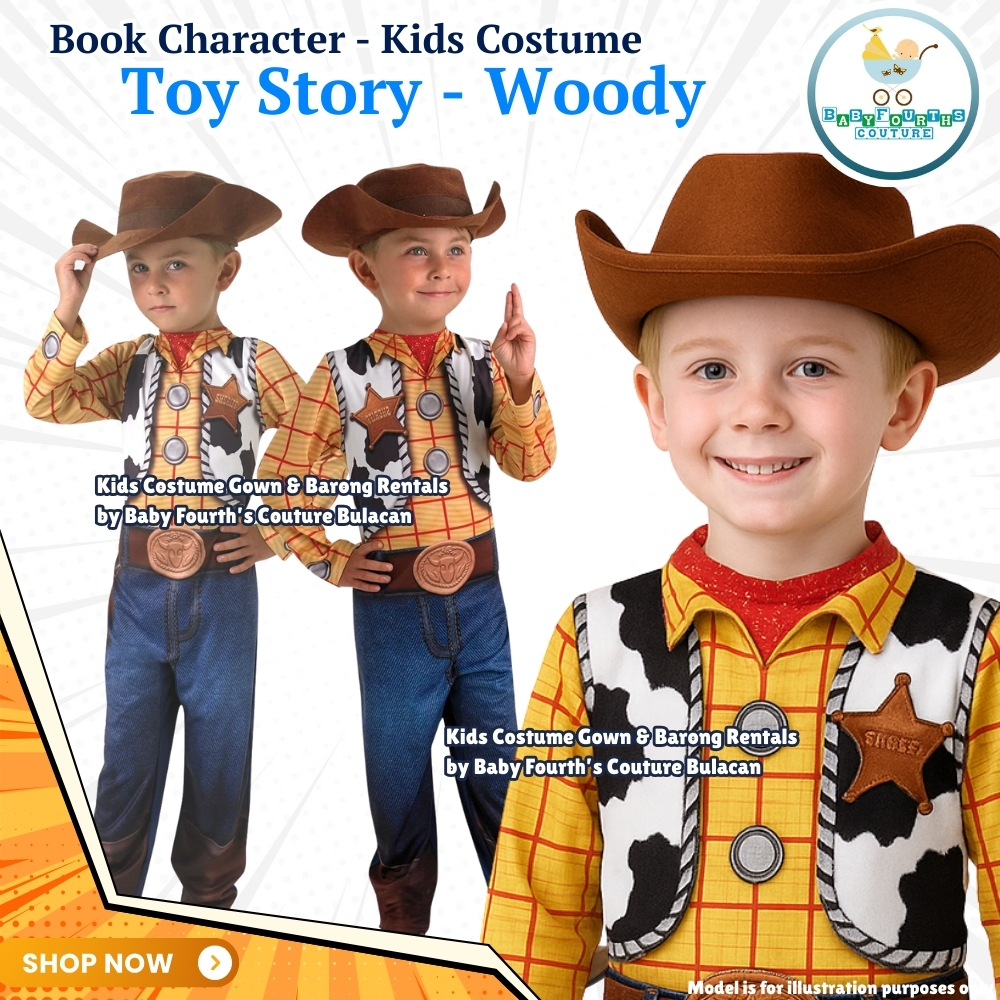Cartoon Cowboy Costume / Woody Toy Story - Children main image 0