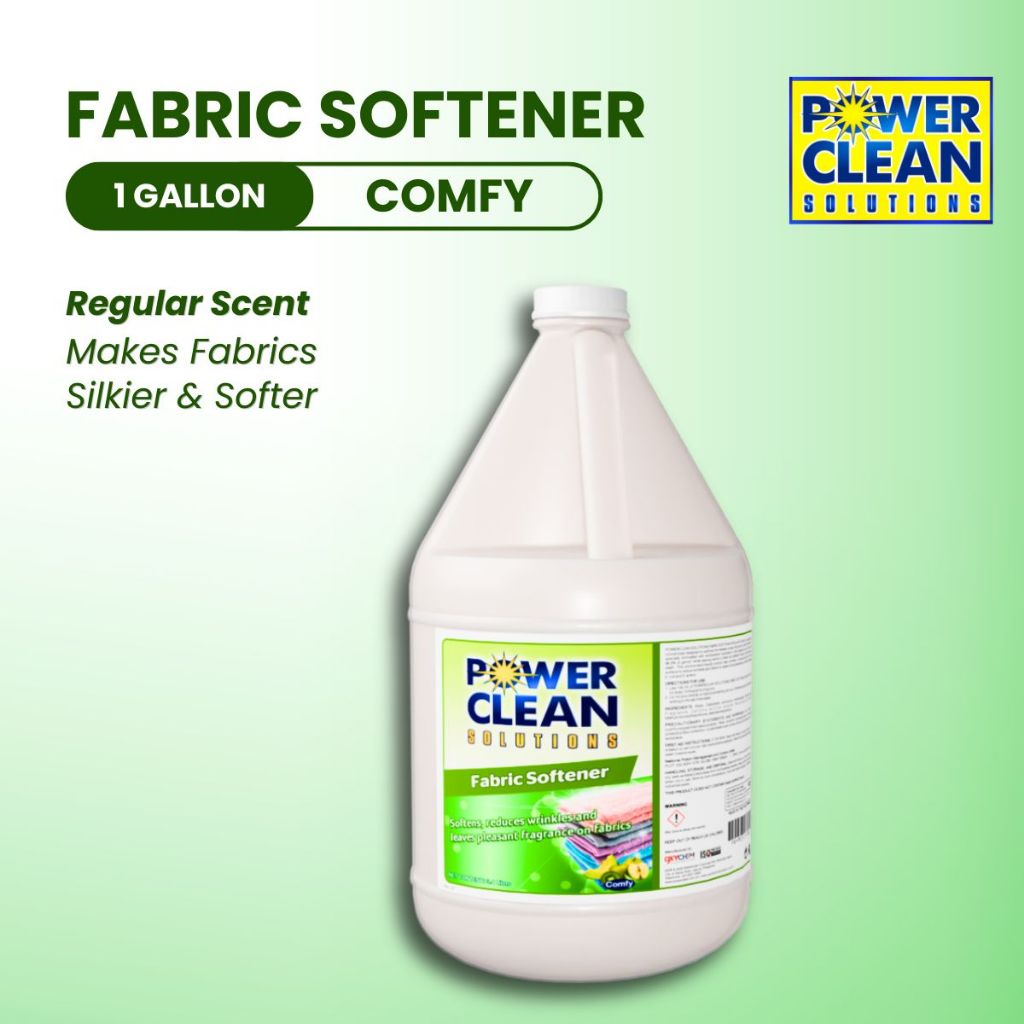 Powerclean Fabric Softener Regular Comfy - 1 Gallon | Shopee Philippines