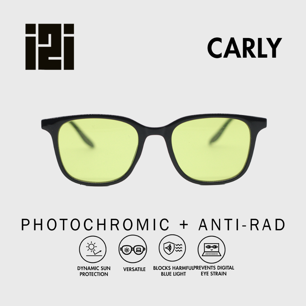 i2i New York CARLY Wayfarer Sunglasses Photochromic Anti-Rad ...