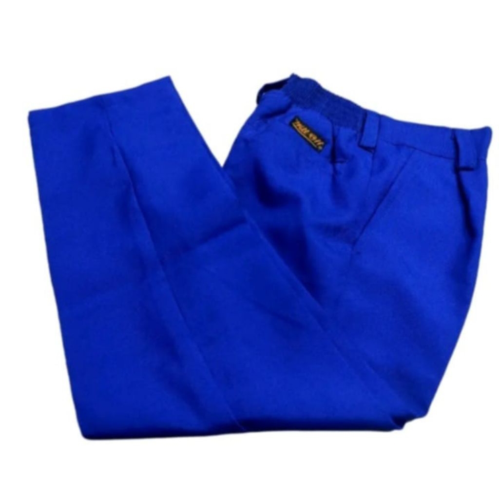 ROYAL BLUE GARTERIZED PANTS FOR SCHOOL UNIFORM KATRINA FABRIC/GOOD ...
