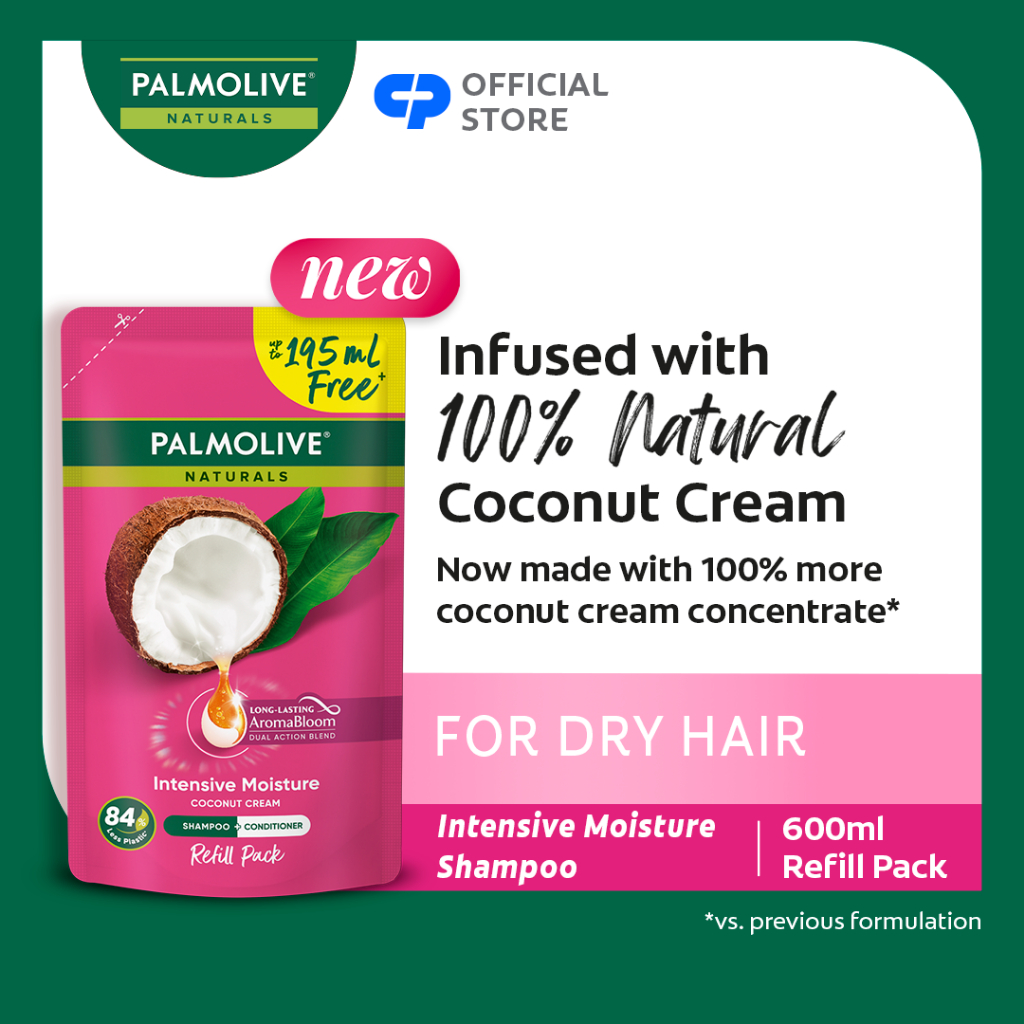 Palmolive Naturals Shampoo - with Coconut Cream, for Dry Hair, 600ml ...