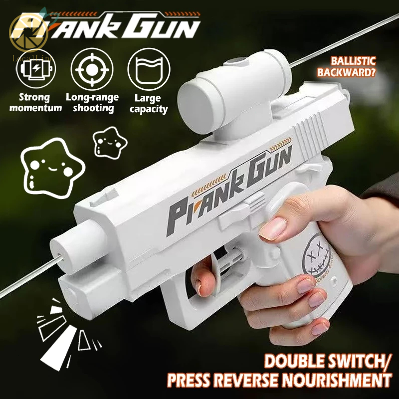 Prank Water Gun Double-Sided Reverse Spray Prank Toy Summer Beach Water ...