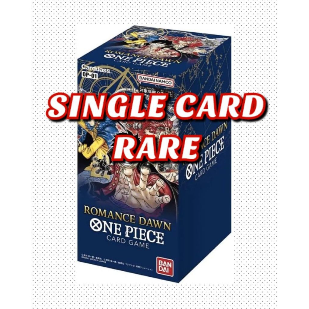 SINGLE RARE CARD - OP01 - Romance Dawn [OP-01] - ONE PIECE CARD GAME ...