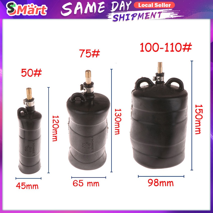 DN50/75/100 Pipe Rubber Drain Air Bag Inflatable Bung Stop Plug Block ...