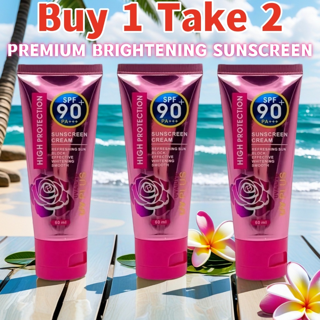 SPF90 PA++++ Sunscreen Cream 60ml High UVA UVB Protection For Outdoor ...