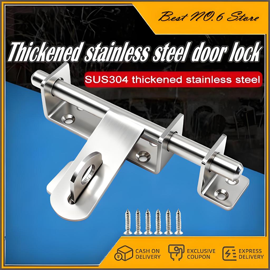 (COD)Stainless Steel 304 Heavy Duty Gate Door Bolt Latch Sliding Hasp ...