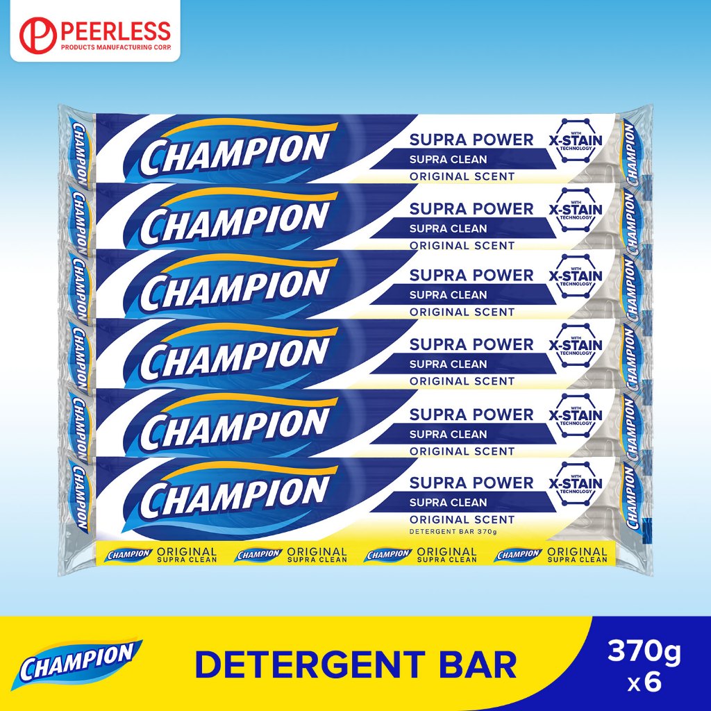 Champion Supra Clean Original 6x370g | Shopee Philippines