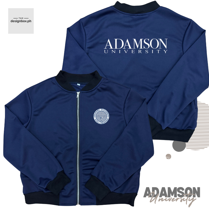 (Navy Blue) ADAMSON University Bomber Jacket UNISEX Soaring Falcons ...
