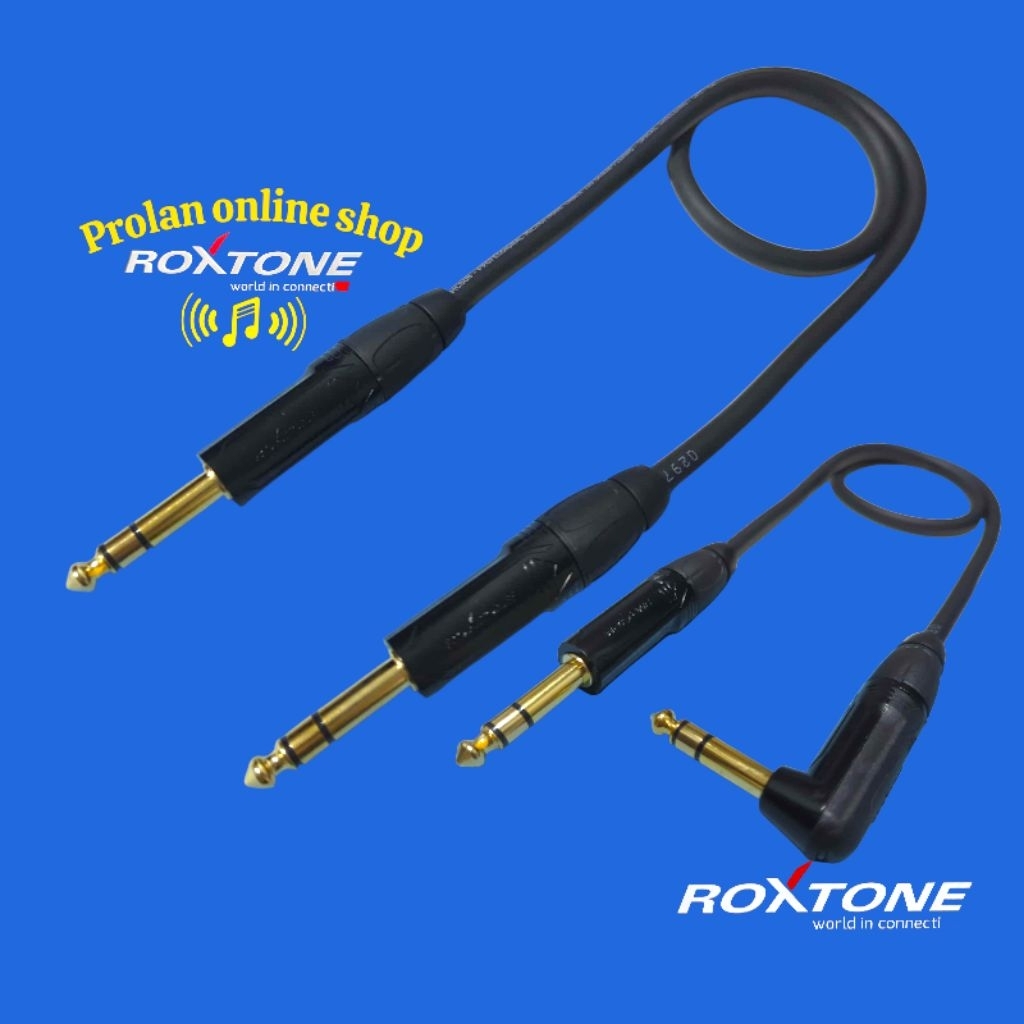 Roxtone 6.35mm TRS Cable PREMIUM VERSION | Shopee Philippines
