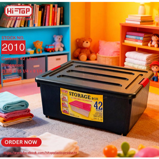 42 LITERS HI-TOP STORAGE BOX / STORAGEBOX / ORGANIZER / 42L / #2010 ...