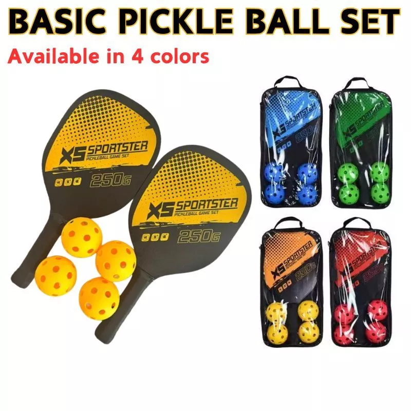 Pickleball Rackets Set Give 4 Pickleballs Balls And 1 Portable Storage ...